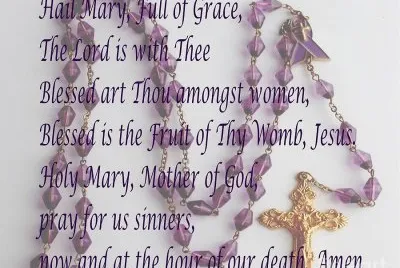 Hail Mary full of grace jigsaw puzzle
