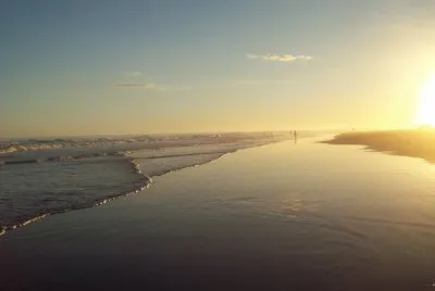 Atardecer en la playa