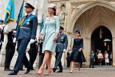 William, Kate, Harry y Meghan