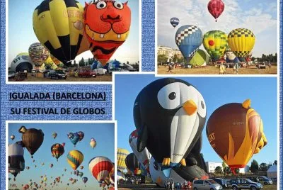 IGUALADA (BARCELONA)  SU FESTIVAL DE GLOBOS