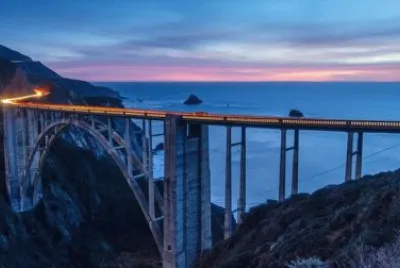 Bixby Bridge at Sunset