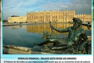 VERSALLES (FRANCIA) â€“ PALACIO VISTO DESDE LOS JARDINES