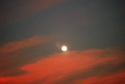 Luna llena vista desde territorio aÃ©reo mexicano.