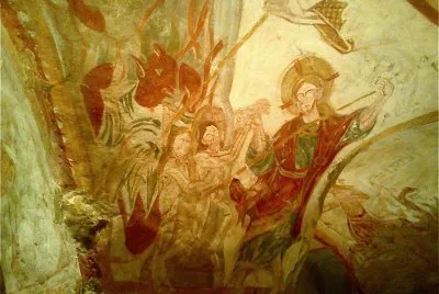 fresque du XIIÃ¨me Christ aux Limbes