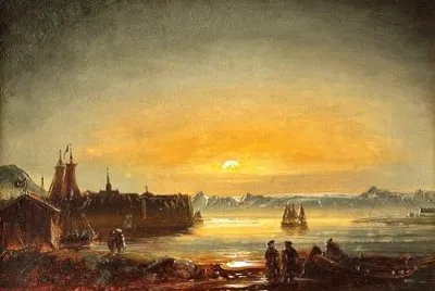 Balke Peder Coucher de soleil