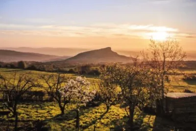 coucher de soleil en MÃ¢connais