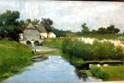 Weissenbruch Jean 1870 paysage d 'Ã©tÃ© jigsaw puzzle