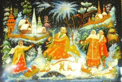 En Russie laque jigsaw puzzle