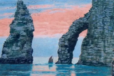 Auburtin J-F Etretat jigsaw puzzle