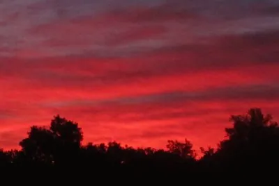 Fiery sunrise jigsaw puzzle