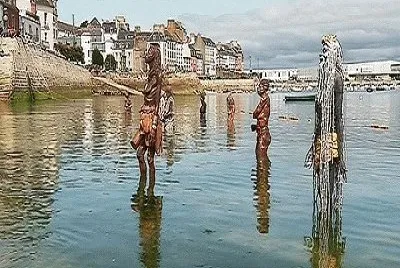 statues englouties Douarnenez 2
