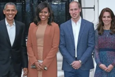 Barack, Michelle, William y Kate