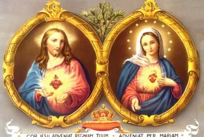Jesus y Maria dos Corazones jigsaw puzzle