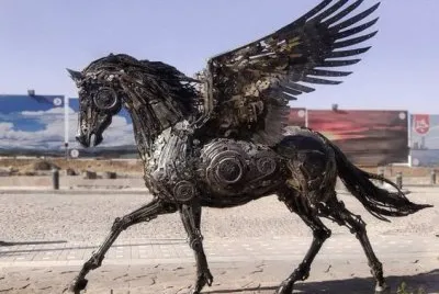 Pegasus sculpture jigsaw puzzle