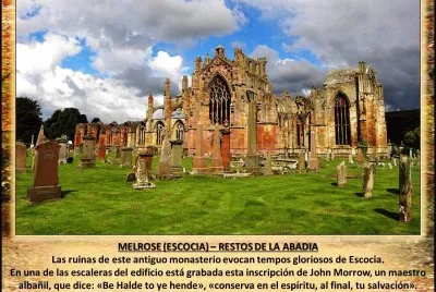 MELROSE (ESCOCIA) â€“ RESTOS DE LA ABADIA jigsaw puzzle