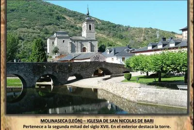 MOLINASECA (LEÃ“N) â€“ IGLESIA DE SAN NICOLAS DE BARI jigsaw puzzle