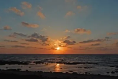 Sun set jigsaw puzzle