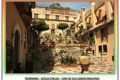 TAORMINA â€“ SICILIA (ITALIA) â€“ UNO DE SUS LINDOS RINCONES
