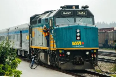 Train in Jasper Canada