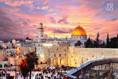 sunset sur Jerusalem