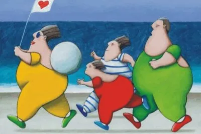 Happy people