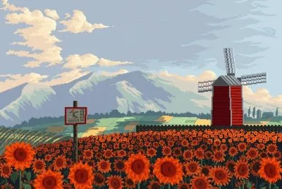 פאזל של Field Of Sunflowers