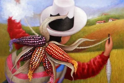 obra del Artista tarmeÃ±o Gustavo Puente Avellaneda jigsaw puzzle