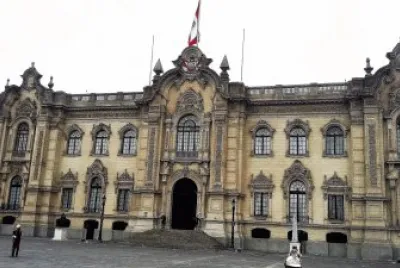 Palacio presidencial en Lima, PerÃº.