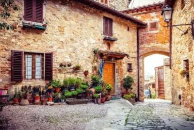 Montefioralle-Toscana