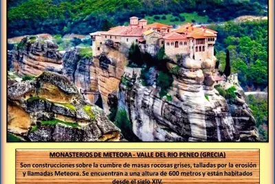 MONASTERIOS DE METEORA - VALLE DEL RIO PENEO (GRECIA) jigsaw puzzle