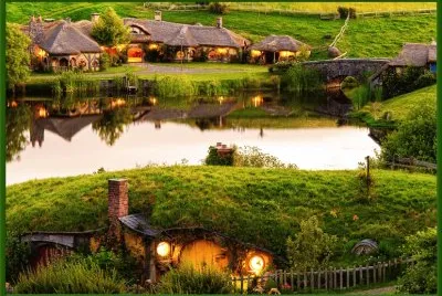 Hobbiton Nueva-Zelanda jigsaw puzzle