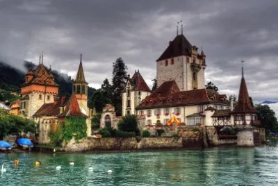 Oberhofen-Suiza jigsaw puzzle
