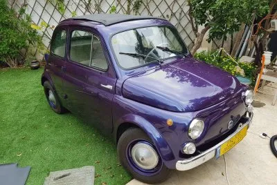 FIAT 500 melanzana