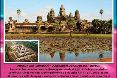 ANGKOR WAT (CAMBOYA) â€“ COMPLEJO RELIGIOSO DE LOS TEMPLOS