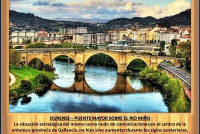 OURENSE â€“ PUENTE MAYOR SOBRE EL RIO MIÃ‘O