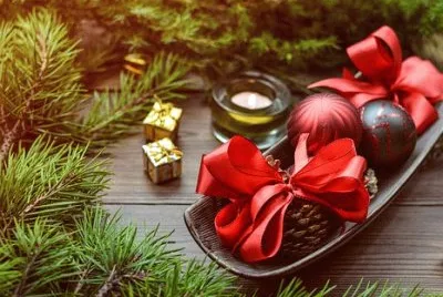 Cesta de Natal jigsaw puzzle