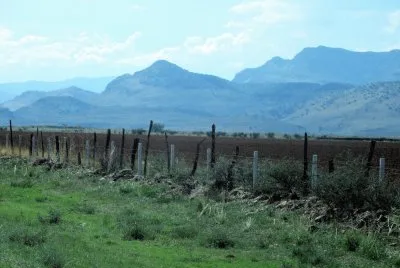Paisaje rural en Chihuahua.