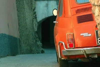FIAT 500 arancione