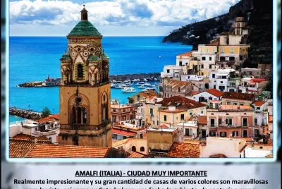 AMALFI (ITALIA) - CIUDAD MUY IMPORTANTE