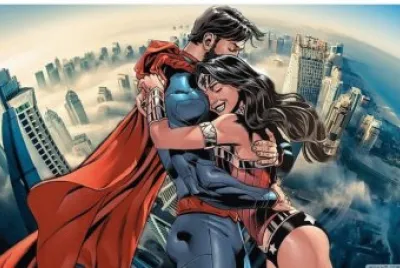 Superman, Wonderwoman, love