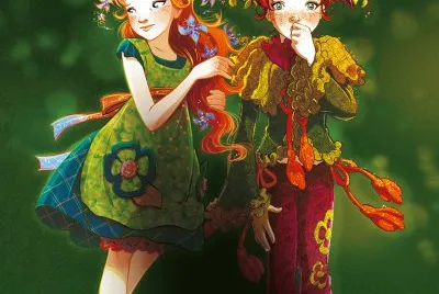 Fairies playing jigsaw puzzle