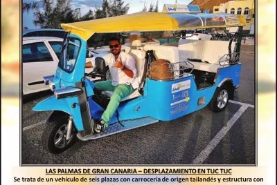 LAS PALMAS DE GRAN CANARIA â€“ DESPLAZAMIENTO EN TUC TUC