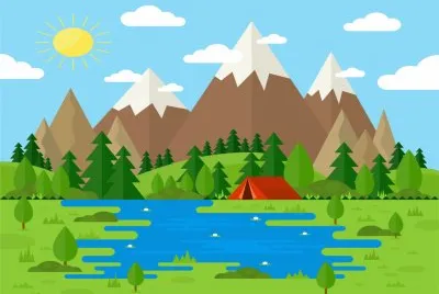 ç¾Žæ™¯çŸ¢é‡åœ–