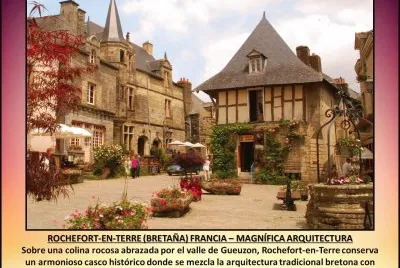 ROCHEFORT-EN-TERRE (BRETAÃ‘A) FRANCIA â€“ MAGNÃFICA ARQUITECTURA