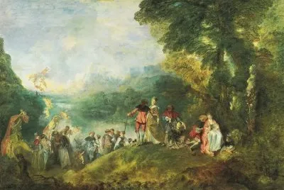 Arte rococo EmbarcaciÃ³n a la citerea