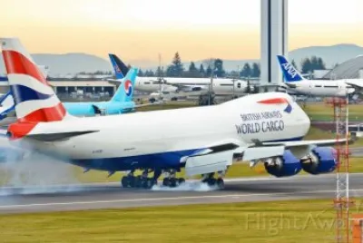 British Airway 747 8 Reino Unido