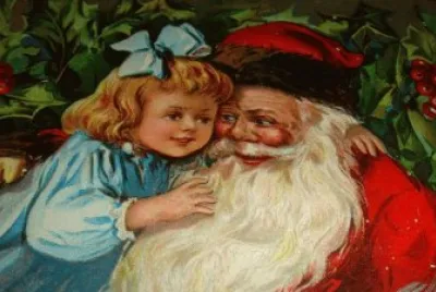 Santa and Child
