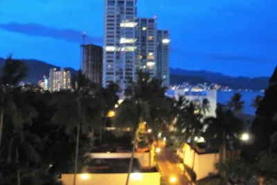 Anochecer en Puerto Vallarta, Jalisco.