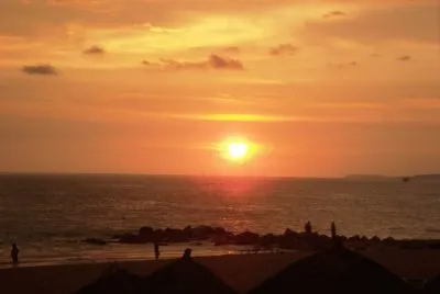 Puesta de sol en Puerto Vallarta.