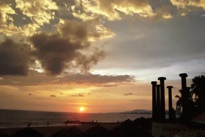 Ocaso en Puerto Vallarta, Jalisco.